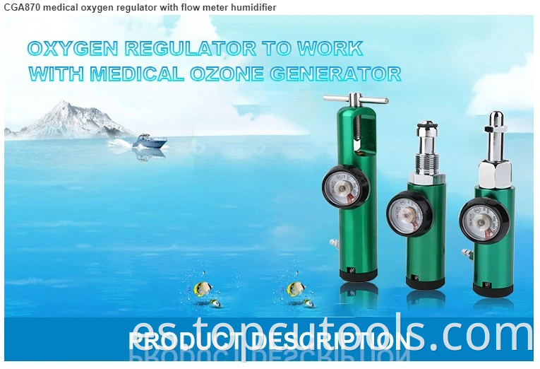 Regulador de presión del medidor de flujo de oxígeno médico Maunfacturer